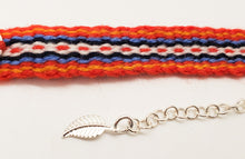 Brazalete Faja Metis ~ 100% Lana de Alpaca con Símbolo de Infinito en Plata