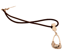 Woodland Fox Pendant: Handmade Rustic Necklace