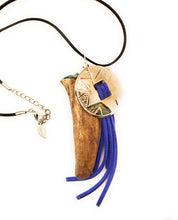 Animal Horns Indigenous Jewelry ~ Native American Tribal Necklace ~ Chunky Statement Antler Necklace