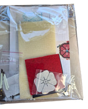 Fun DIY Kit: Beaded Poppy Pin for Creative Souls