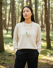 Wear Nature’s Spirit: Handcrafted Gaia Beaded Pendant