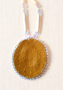 Wear Nature’s Spirit: Handcrafted Gaia Beaded Pendant