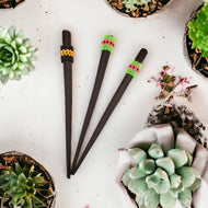 Wooden Hair Stick ~ Beaded Hair Accessories ~ Handmade Native Beaded Hair Stick ~ Hair Chopsticks for Long Hair, Messy Bun