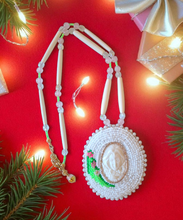Wear Nature’s Spirit: Handcrafted Gaia Beaded Pendant