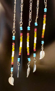 Ear Cuff ~ Native American Jewelry ~ Silver Ear Cuff No Piercing ~ Summer Jewelry, Tribal Jewelry, Festival Jewelry, Rainbow Ear Cuff