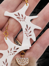 3D Printed Earrings ~ Moose Antler Indigenous Earrings