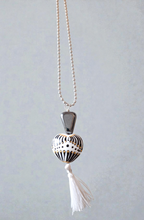 Dark Romance: Stunning Hand-Painted Heart Necklace