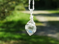 Sterling Silver & Herkimer Diamond Pendant