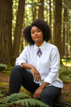 Charming Tipi Beaded Pin – Perfect for Shawls & Kilt!