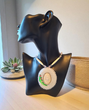 Wear Nature’s Spirit: Handcrafted Gaia Beaded Pendant