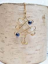 Cadeau de Yule celtique ~ collier pendentif fait main arbre de Noël
