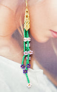 Handcrafted Native Wildflower Dangle Earrings - Indigenous Floral Boho Jewelry for Summer Festivals
