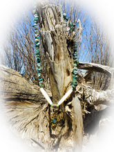 Moss Agate Nature Jewelry ~ Deer Skull Gemstone Pendant with Buffalo Bone