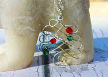 Dainty Silver Pine Tree Minimalist Pendant Necklace ~ Unique Handmade