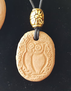 Terra Cotta Clay Essential Oil Diffuser Necklace ~ Turtle, Hummingbird, Owl, Tree of Life